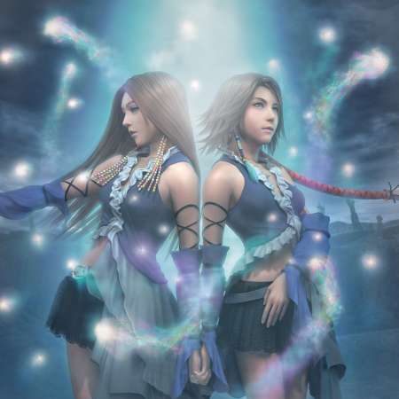 Final Fantasy X - X-2 HD Mobiele Horizontaal achtergrond