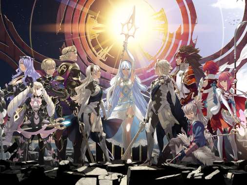 Fire Emblem: Fates Mobiele Horizontaal achtergrond