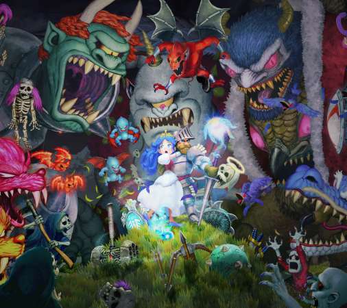 Ghosts 'n Goblins Resurrection Mobiele Horizontaal achtergrond