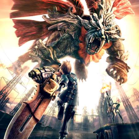 God Eater Mobiele Horizontaal achtergrond