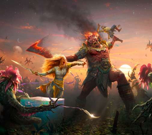 God of War: Laufey Mobiele Horizontaal achtergrond