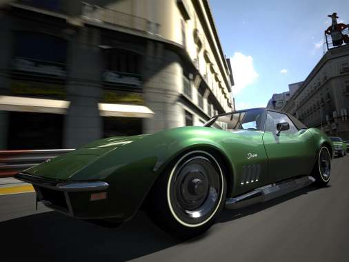 Gran Turismo 5 Mobiele Horizontaal achtergrond