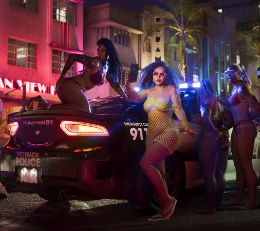 Grand Theft Auto 6 Mobiele Horizontaal achtergrond