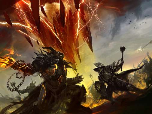 Guild Wars 2 Mobiele Horizontaal achtergrond