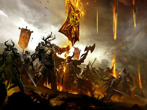 Guild Wars 2 Mobiele Horizontaal achtergrond