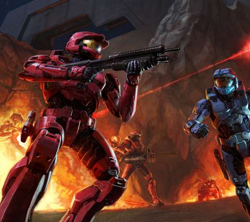Halo 3 Mobiele Horizontaal achtergrond