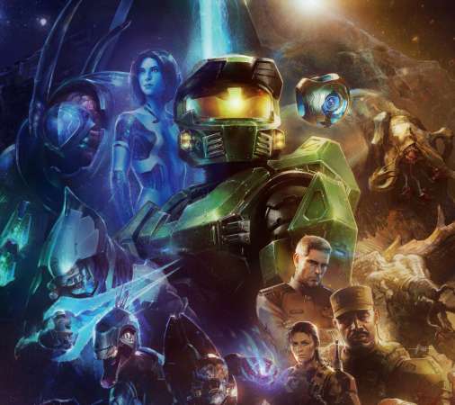 Halo: Campaign Evolved fan art Mobiele Horizontaal achtergrond