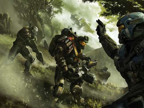 Halo: Reach Mobiele Horizontaal achtergrond