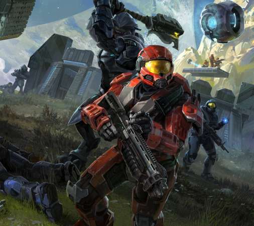 Halo: Reach Mobiele Horizontaal achtergrond