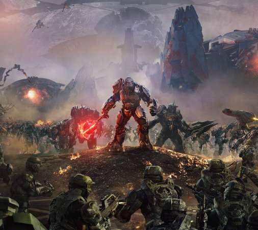 Halo Wars 2 Mobiele Horizontaal achtergrond