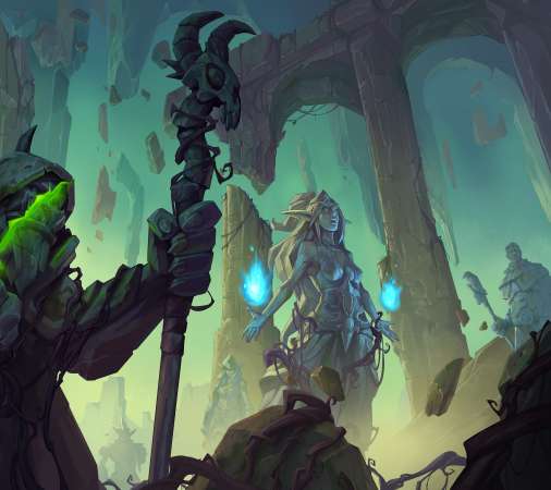 Hearthstone: Ashes of Outland Mobiele Horizontaal achtergrond