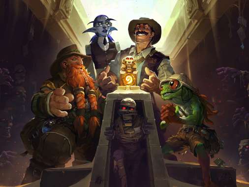 Hearthstone: Heroes of Warcraft - The League of Explorers Mobiele Horizontaal achtergrond