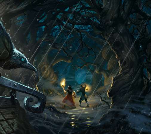 Hearthstone: Heroes of Warcraft - The Witchwood Mobiele Horizontaal achtergrond