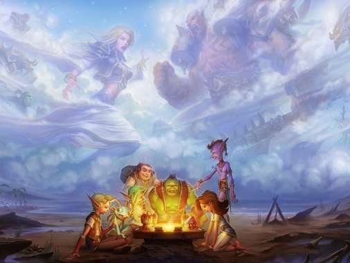 Hearthstone: Heroes of Warcraft Mobiele Horizontaal achtergrond