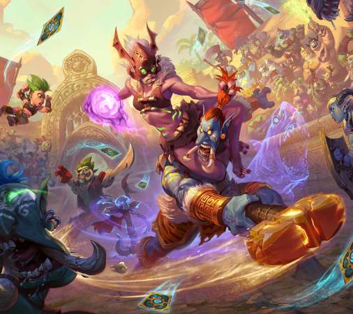 Hearthstone: Rastakhan's Rumble Mobiele Horizontaal achtergrond