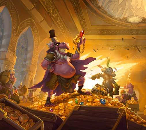 Hearthstone: The Dalaran Heist Mobiele Horizontaal achtergrond