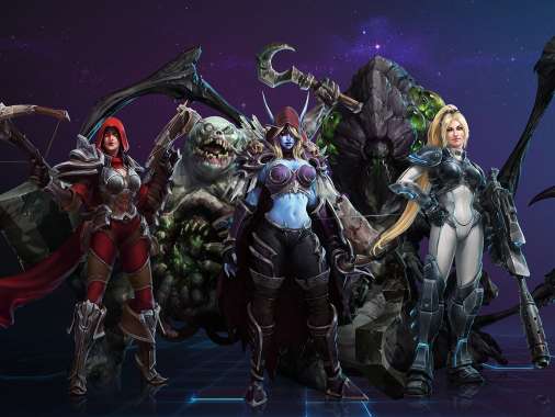 Heroes of the Storm Mobiele Horizontaal achtergrond