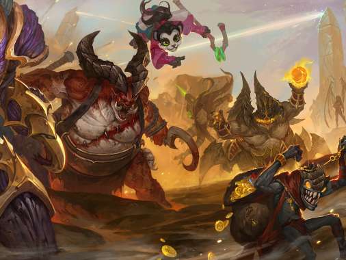 Heroes of the Storm fan art Mobiele Horizontaal achtergrond