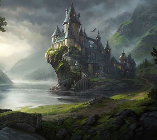 Hogwarts Legacy Mobiele Horizontaal achtergrond