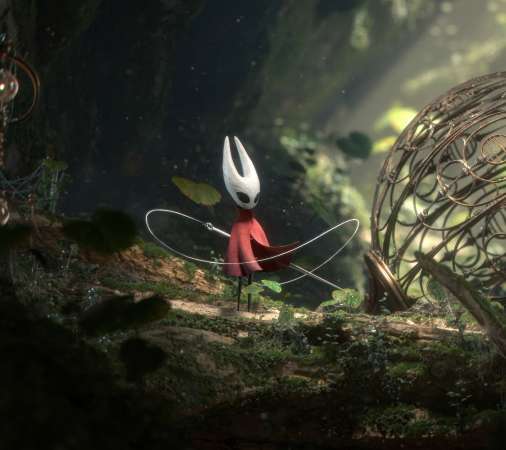 Hollow Knight: Silksong fan art Mobiele Horizontaal achtergrond