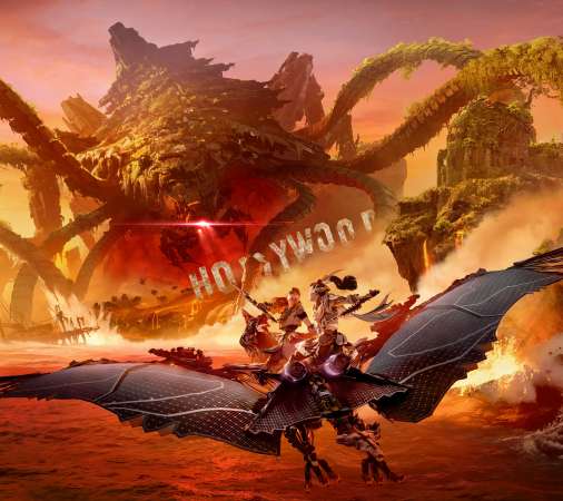 Horizon: Forbidden West - Burning Shores Mobiele Horizontaal achtergrond