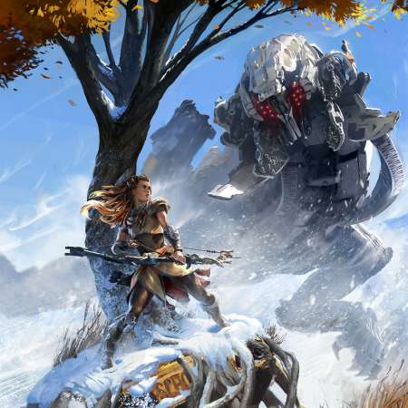 Horizon: Zero Dawn Mobiele Horizontaal achtergrond