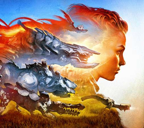 Horizon: Zero Dawn Mobiele Horizontaal achtergrond