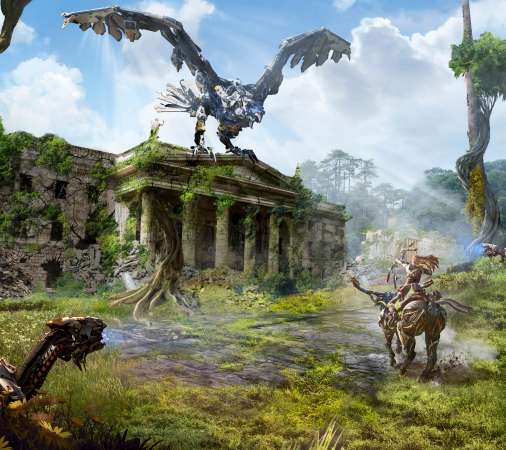 Horizon: Zero Dawn Mobiele Horizontaal achtergrond