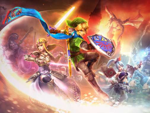 Hyrule Warriors Mobiele Horizontaal achtergrond