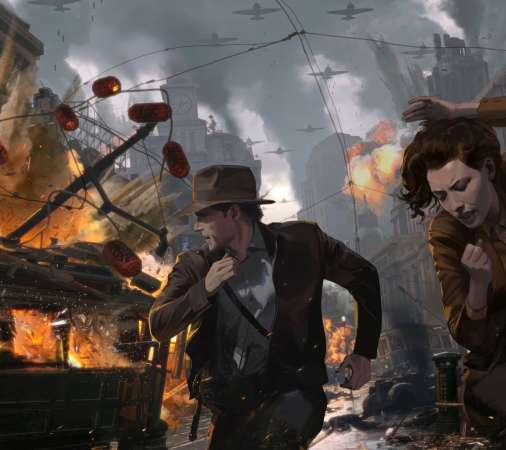 Indiana Jones and the Great Circle Mobiele Horizontaal achtergrond