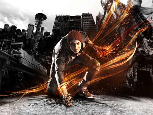 inFamous: Second Son Mobiele Horizontaal achtergrond