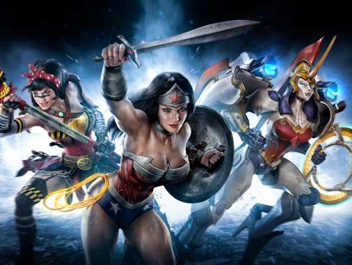 Infinite Crisis Mobiele Horizontaal achtergrond