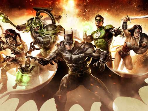 Infinite Crisis Mobiele Horizontaal achtergrond