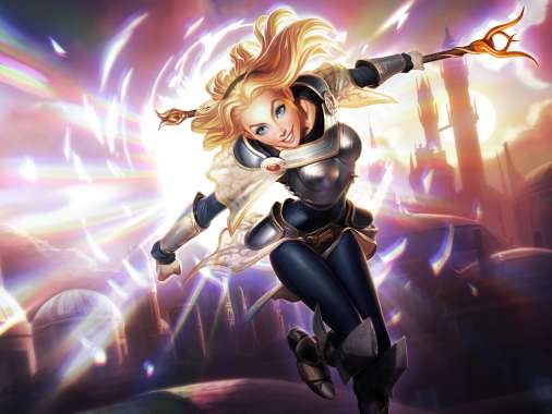 League of Legends Mobiele Horizontaal achtergrond