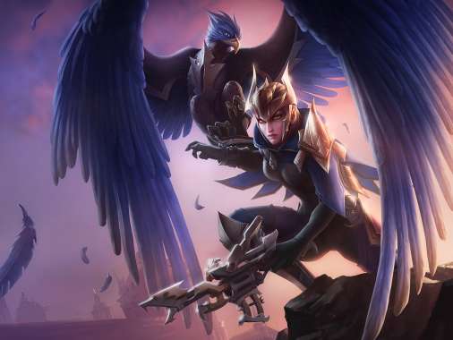 League of Legends Mobiele Horizontaal achtergrond