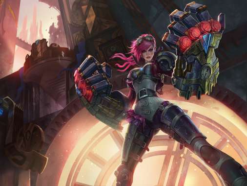 League of Legends Mobiele Horizontaal achtergrond