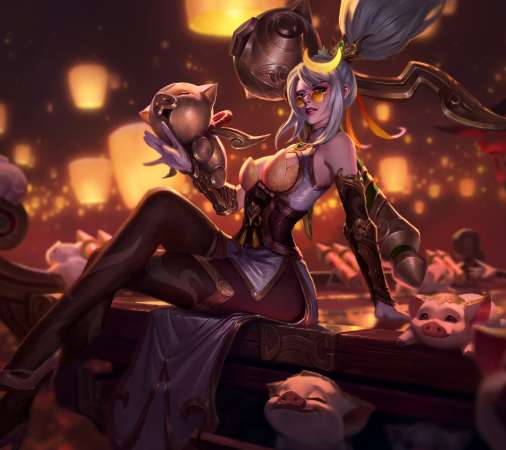 League of Legends Mobiele Horizontaal achtergrond