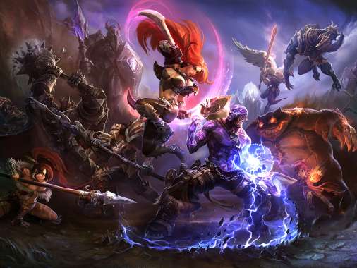 League of Legends Mobiele Horizontaal achtergrond