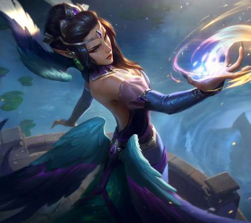 League of Legends Mobiele Horizontaal achtergrond