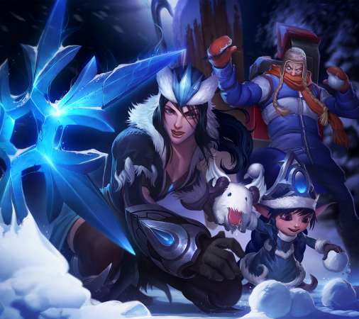 League of Legends Mobiele Horizontaal achtergrond