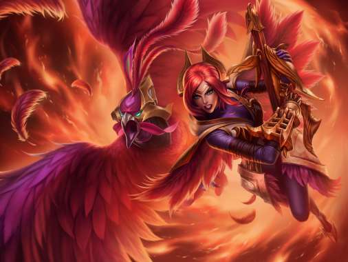 League of Legends Mobiele Horizontaal achtergrond