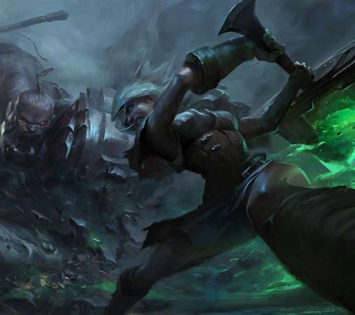 League of Legends Mobiele Horizontaal achtergrond