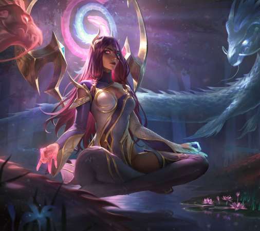 League of Legends Mobiele Horizontaal achtergrond