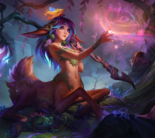 League of Legends Mobiele Horizontaal achtergrond