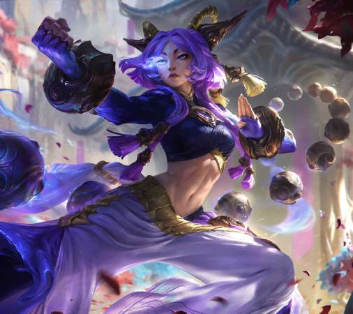 League of Legends Mobiele Horizontaal achtergrond
