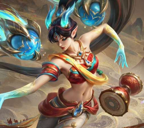 League of Legends Mobiele Horizontaal achtergrond