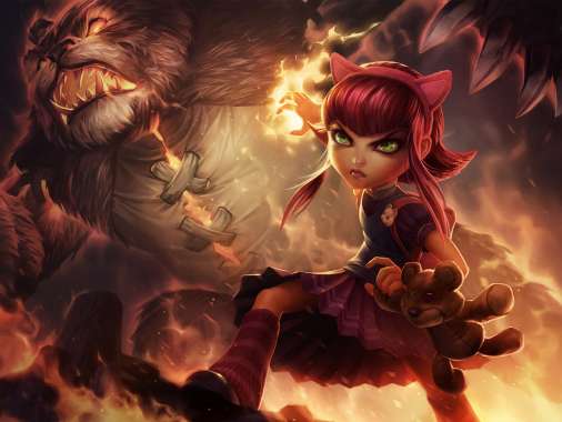 League of Legends Mobiele Horizontaal achtergrond