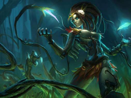 League of Legends Mobiele Horizontaal achtergrond