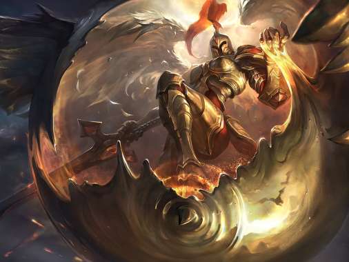 League of Legends Mobiele Horizontaal achtergrond