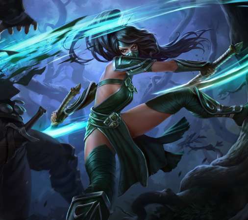 League of Legends Mobiele Horizontaal achtergrond